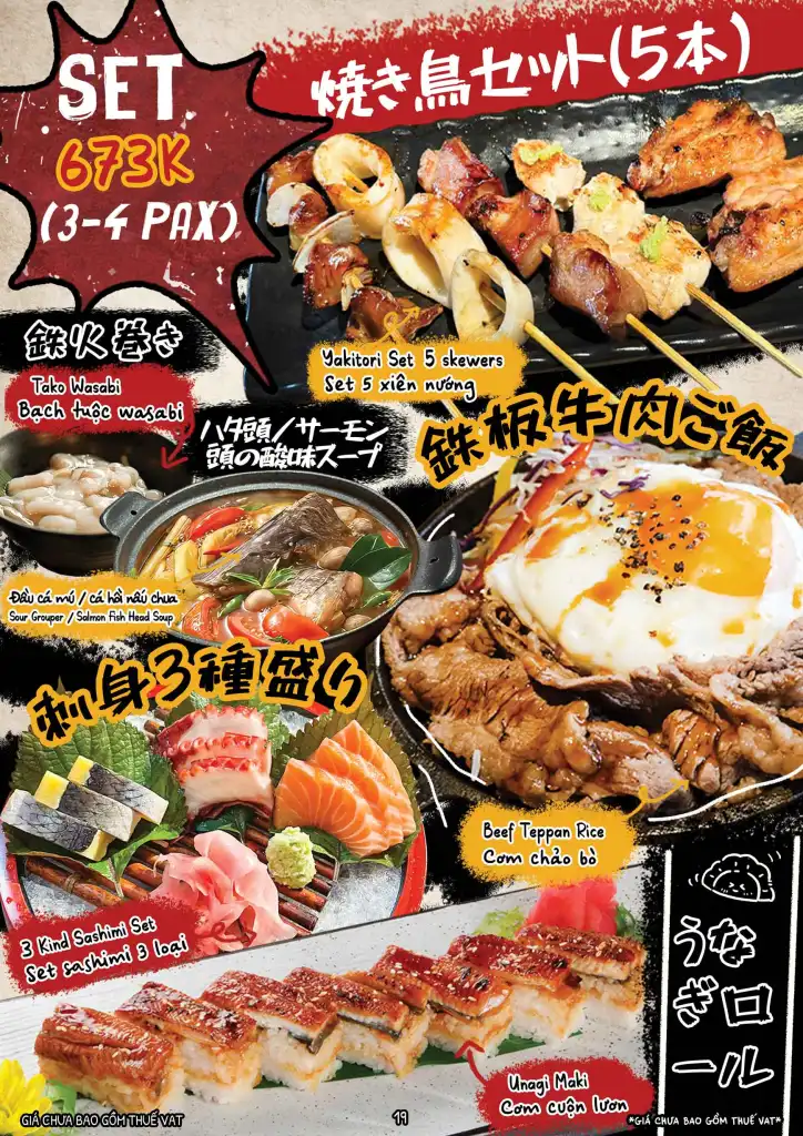 Set 673K (3–4 Pax)